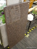 (R5) GRANITE COUNTERTOP. BALTIC RED GRANITE COUNTERTOP SET INCLUDES A BACKWARDS L SHAPE SLAB (36.5