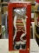 (R6) HOLIDAY LIVING ANIMATED SANTA FIGURINE; BLACK SANTA FIGURINE, MEASURES 285 IN TALL. PRODUCT NO.