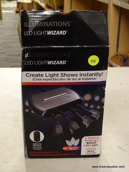 (R7) ILLUMINATIONS LED LIGHTWIZARD; LIGHTWIZARD, ALLOWS USER TO "CREATE LIGHT SHOWS INSTANTLY".