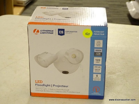 (R7) LITHONIA LIGHTING FLOODLIGHT; CONTRACTOR SELECT LED FLOODLIGHT/SECURITY LIGHT. PRODUCT NO.