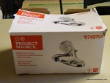 (R9) PROJECT SOURCE BATHROOM FAUCET WITH A CHROME FINISH. 1-HANDLE 4-IN CENTERSET WATERSENSE