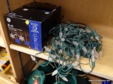 (R9) LOT OF CHRISTMAS LIGHTS; 3 PIECE LOT TO INCLUDE 2 BOXES OF DUAL COLOR (BLUE OR COOL WHITE)