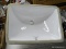 (R3) FURORE VITREOUS CHINA SINK, WHITE IN COLOR. MEASURES 18.5 IN X 14 IN X 8 IN.
