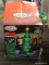 (R3) GEMMY AIRBLOWN INFLATABLE ANIMATED CHRISTMAS TREE. MEASURES 10 FT TALL. HAS A HOLE IN IT.