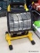 (R3) UTILITECH 500-WATT HALOGEN STAND WORK LIGHT. MODEL NO. MPL1025-C500K9030. COMES OUT OF BOX.