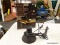 (R3) ALLEN +ROTH EMBLETON DESK LAMP WITH AN OIL RUBBED BRONZE FINISH. MEASURES 17.5 IN X 6.75 IN X