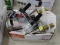 (R3) LOT OF BATHROOM FAUCETS; 3 PIECE LOT TO INCLUDE A MOEN TWO-HANDLE SATIN NICKEL FAUCET (MISSING