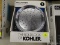 (R3) KOHLER BELLHAVEN SINGLE-FUNCTION SHOWERHEAD WITH A POLISHED CHROME FINISH. MODEL NO.