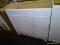 (R9) FLOOR CABINET; FLOOR CABINET UNITS, WHITE IN COLOR. FAUX TOP DRAWER SITS ABOVE THREE DOORS, ONE