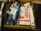(R10) TRAY LOT OF ASSORTED HOUSEWARES AND APPLIANCE FIXTURES; 9 PIECE LOT TO INCLUDE A HAMPTON DOOR