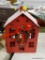 (R11) ALLEN + ROTH LIGHTED RED, GREEN, WHITE HOUSE, PRODUCT NO. 1289195. MAY BE MISSING PIECES.