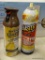 (R12) RUSTOLEUM HAMMERED TEXTURE SPRAY AND B'LASTER PENETRANT; PAINT AND PRIMER BROWN HAMMERED
