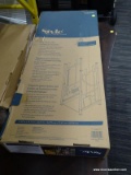 (R1) STYLE SELECTIONS LOG RACK WITH FIREPLACE TOOL SET WITH A BLACK FINISH. INCLUDES A TAMPICO