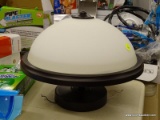 (R3) PROJECT SOURCE BELLROSE TRANSITIONAL LED SEMI-FLUSH MOUNT LIGHT WITH A BRONZE FINISH AND A