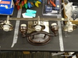(R3) LOT OF VANITY BARS; 2 PIECE LOT TO INCLUDE A PORTFOLIO 2-LIGHT TRANSITIONAL VANITY LIGHT BAR