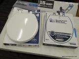 (R3) PAIR OF TOILET SEATS; 2 PIECE LOT TO INCLUDE A KOHLER NIGHTLIGHT ROUND-FRONT BOWL SEAT WHITE IN