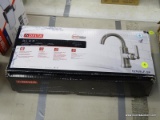(R3) DELTA ALUX SINGLE HANDLE CENTERSET LAVATORY FAUCET WITH A SPOTSHIELD BRUSHED NICKEL FINISH.