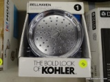 (R3) KOHLER BELLHAVEN SINGLE-FUNCTION SHOWERHEAD WITH A POLISHED CHROME FINISH. MODEL NO.