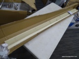 (R8) CORDLESS BLINDS; 1-IN DUPLEX ROOM DARKENING CORDLESS MINI BLINDS. MEASURES 62 IN LONG. BOX IS