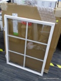 (R8) INSULATED GLASS WINDOW; 22.25 IN X 33.75 IN INSULATED GLASS WINDOW, WHITE IN COLOR