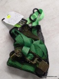 (R10) SMARTSTRAPS 4-PACK 1-IN X 10-FT RATCHET TIE DOWN (300-LBS WORK CAPACITY), PRODUCT NO. 147190.