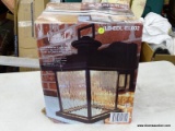 (R10) SUPERHUNTER OUTDOOR WALL LIGHT; MOTION SENSOR AND PHOTOCELL 15-IN H BLACK LED OUTDOOR WALL