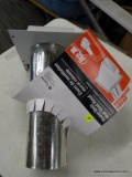 (R10) HEAVY DUTY WALL VENT HOOD; IMPERIAL 4-IN DIA GALVANIZED STEEL R2 EXHAUST DRYER VENT HOOD.