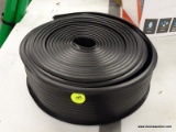 (R10) ROLL OF BOWSEN GARAGE DOOR BOTTOM WEATHER SEAL WITH A BLACK COLOR AND A U SHAPE AND T ENDS.