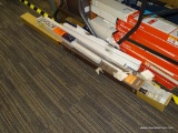 (R11) LOT OF BLINDS AND CURTAIN ROD; 5 PIECE LOT OF WINDOW BLINDS TO INCLUDE ONE LEVOLOR FABRIC