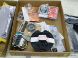 (R11) TRAY LOT OF ASSORTED HARDWARE; 10 PIECE LOT TO INCLUDE ONE TUB IN SHOWER ROUGH IN MIX VALVE,