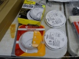 (R11) SMOKE AND CARBON MONOXIDE ALARMS; 4 PIECE LOT OF ALARMS TO INCLUDE A BRK SMOKE AND CARBON