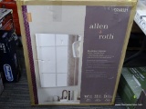 (R11) ALLEN + ROTH MEDICINE CABINET; RECTANGLE SURFACE/RECESSED MIRRORED MEDICINE CABINET, MEASURES