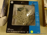 (R11) GENERAL ELECTRIC TREE TOP; SILVER BETHLEHEM STAR TREE TOP WITH 16 LIGHTS. PRODUCT NO. 785499.