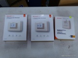 (R12) HONEYWELL THERMOSTATS; PACK OF THREE HONEYWELL THERMOSTATS, A NON-PROGRAMMABLE THERMOSTAT