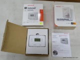 (R12) HONEYWELL THERMOSTATS; PAIR OF THERMOSTATS TO INCLUDE A NON-PROGRAMMABLE ELECTRIC HEAT