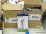(R12) BLUE HAWK ROPE CLEATS AND SWIVEL SNAP HOOKS; ONE BOX OF 10 NEW SWIVEL SNAP HOOKS (PRODUCT NO.