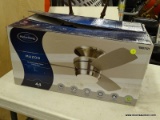 (R2) HARBOR BREEZE MAZON 44 IN CEILING FAN WITH A BRUSHED NICKEL FINISH, REVERSIBLE BLADES