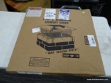 (R2) BIGTOP MULTI-FLUE ALUMINUM CHIMNEY COVER, BLACK GALVANIZED STEEL. MEASURES 10 IN X 14 IN X 14