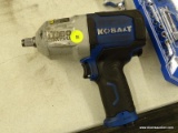 (R2) KOBALT .5 IN 1000 FT AIR IMPACT WRENCH. MODEL NO. SGY-AIR236. COMES LIGHTLY USED OUT OF BOX.