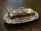ALVIN SILVERPLATE BUTTER DISH WITH GLASS INSERT.