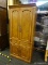 THOMASVILLE FURNITURE DISPLAY CABINET; ELEGANT DISPLAY CABINET WITH STORAGE, HAS TWO DOORS THAT OPEN