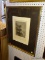 FRAMED GUSTAVE DORE PRINT; ANTIQUE 