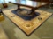 MOMENI ORIENTAL AREA RUG; MASISON AUBUSSON DESIGN AREA RUG WITH A BLUE COLOR. MEASURES 8 FT X 11 FT.