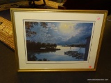 FRAMED PRINT; 