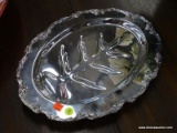 SILVERPLATE, OYSTER PLATTER.