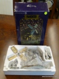 (WINDOW) DEPARTMENT 56 FRANKENSTEIN; HALLOWEEN DIORAMA 2 PIECE SET, UNIVERSAL STUDIOS' FRANKENSTEIN,