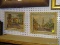 (WALL) SET OF TWO PRINTS; JEAN ROGERS FRAMED PRINTS, BOTH DEPICT A MARKET SQUARE IN THE MIDDLE OF
