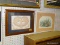 (WALL) FRAMED ANIMAL PRINTS; TWO PIECE LOT TO INCLUDE A PRINT OF KISSING GEESE, BY BONNIE BUTLER,