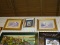 (WALL) 3 PIECE LOT OF FRAMED PRINTS; INCLUDES A FRAMED AND TRIPLE MATTED BRIDGE SCENE IN A GOLD