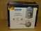 (R4) SCHLAGE CAMELOT STYLE ELECTRONIC DOOR HANDLE SET WITH KEYPAD DEADBOLT AND ACCENT DOOR LEVER.